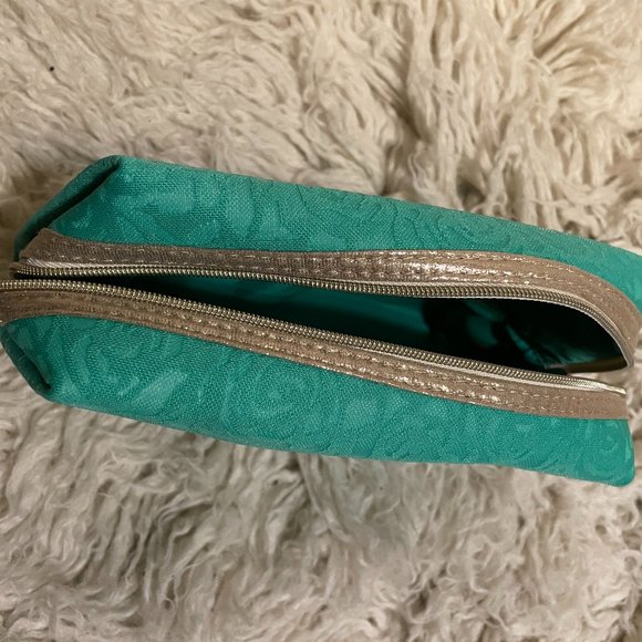 Lancome Green Gold Bag Clutch - Picture 4 of 4